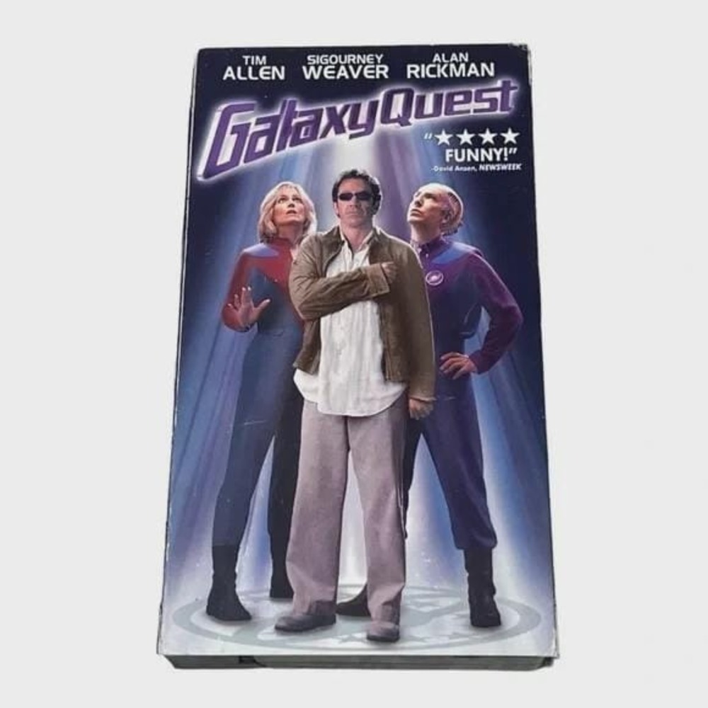 Galaxy Quest VHS Movie Tim Allen Sigourney Weaver Alan Rickman